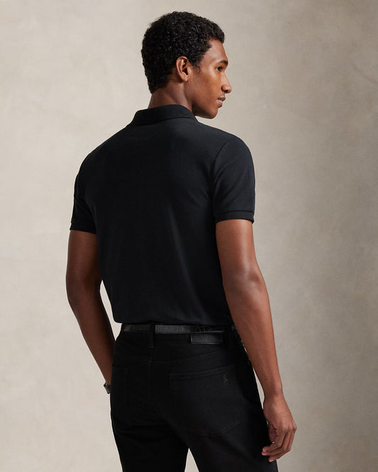 Ralph Lauren Black Mesh Polo