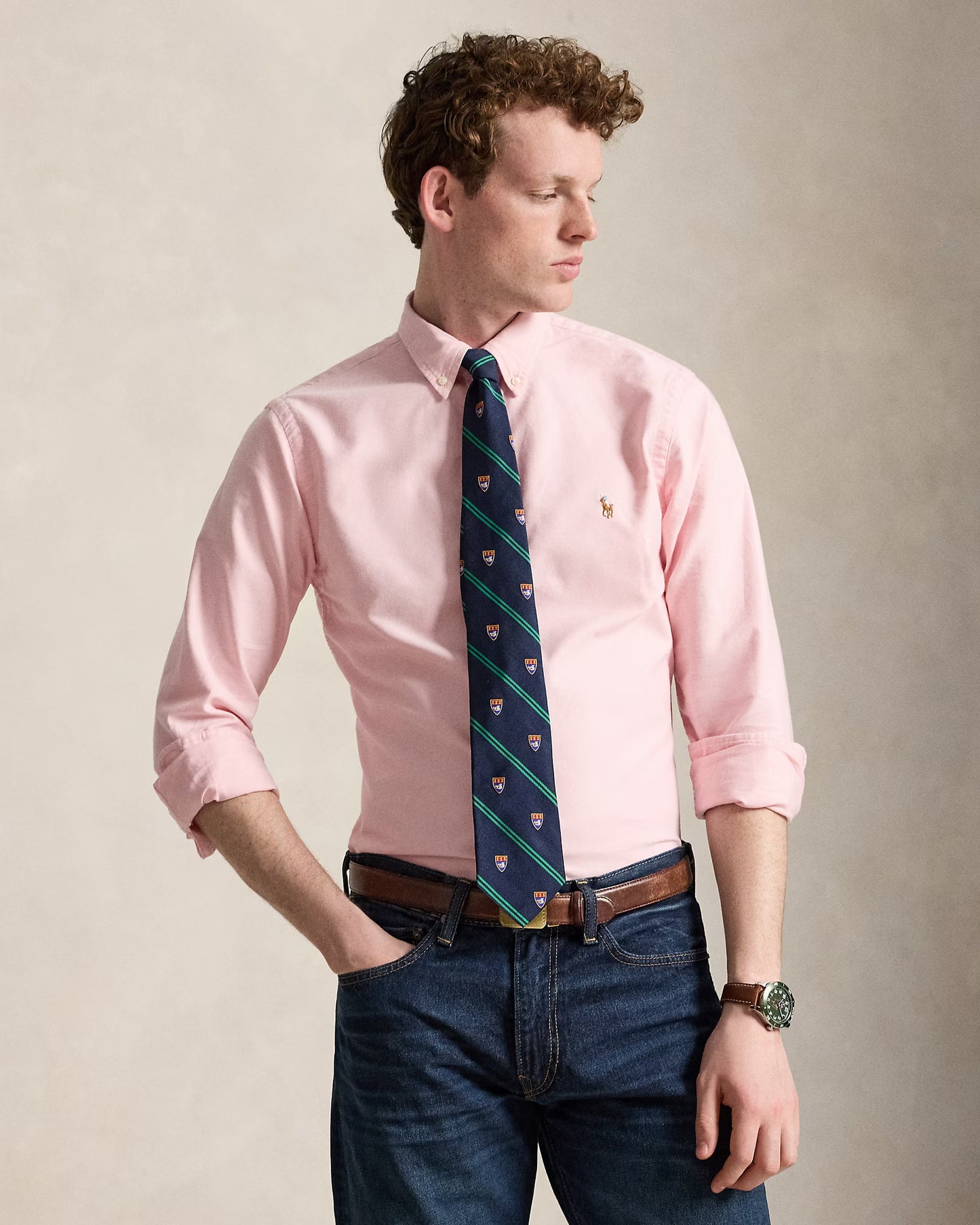 Ralph Lauren Pink Oxford Cotton Shirt