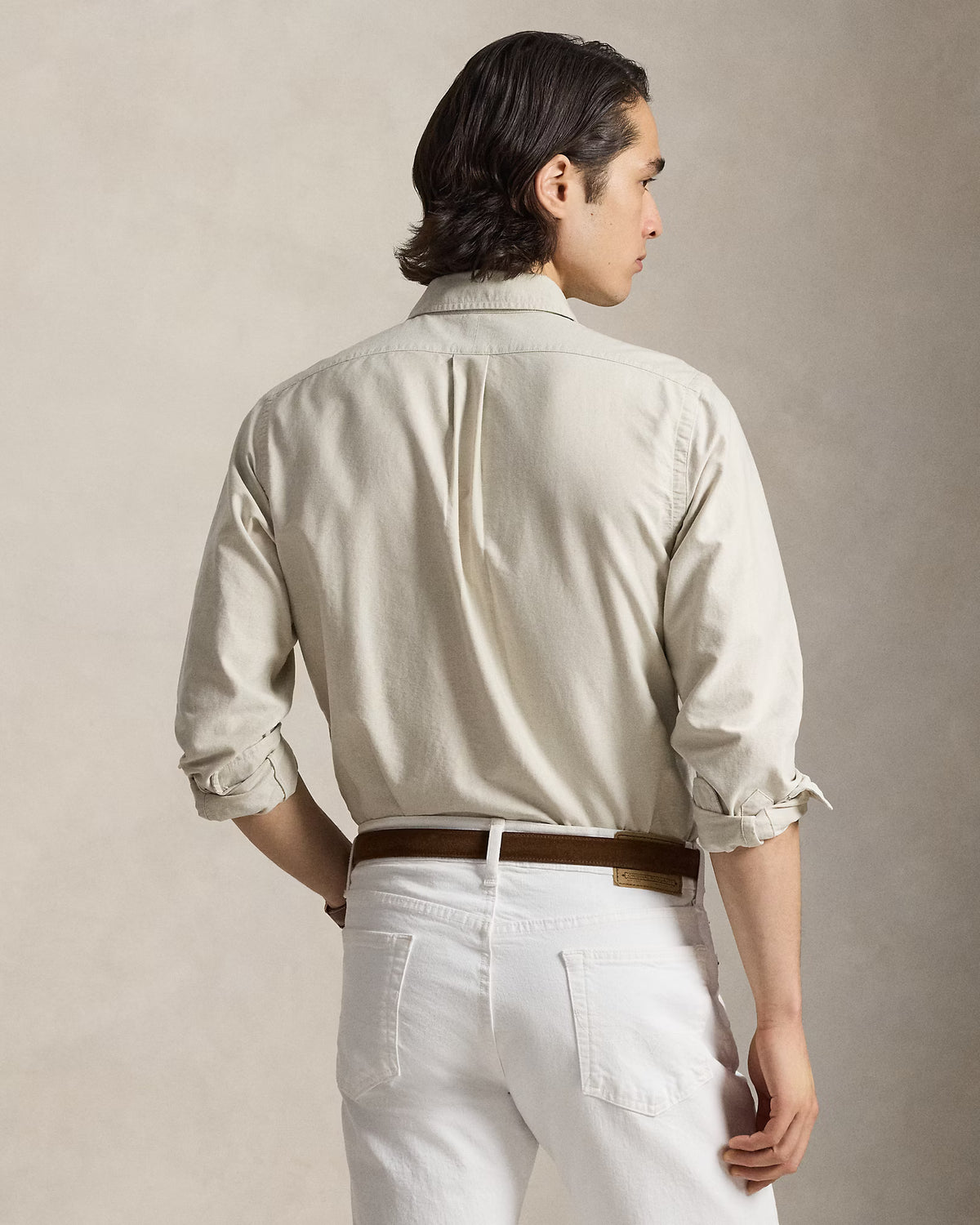 Ralph Lauren Beige Oxford Cotton Shirt