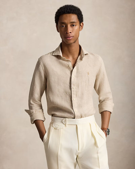 Ralph Lauren Sage Green Linen Shirt