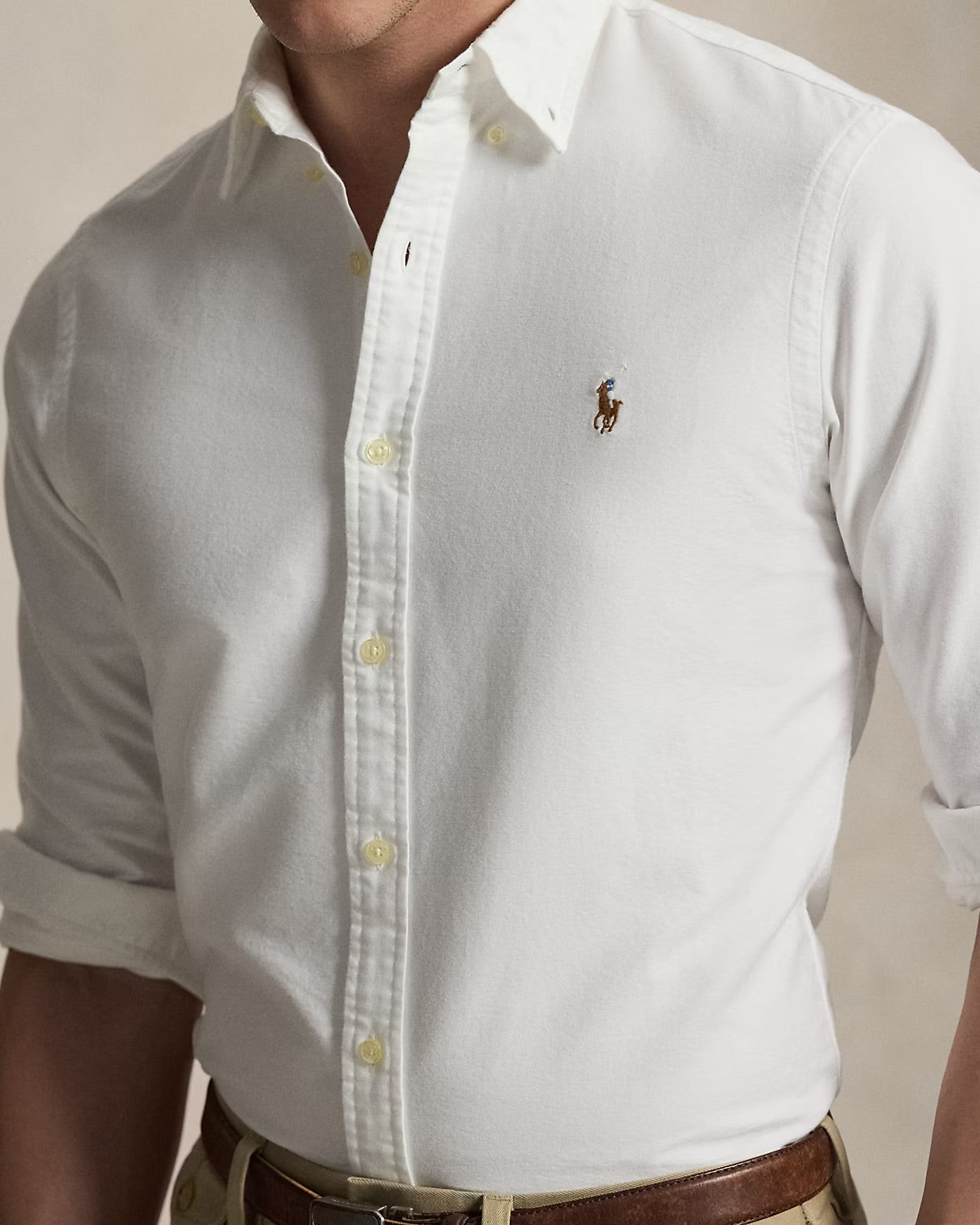 Ralph Lauren White Oxford Cotton Shirt