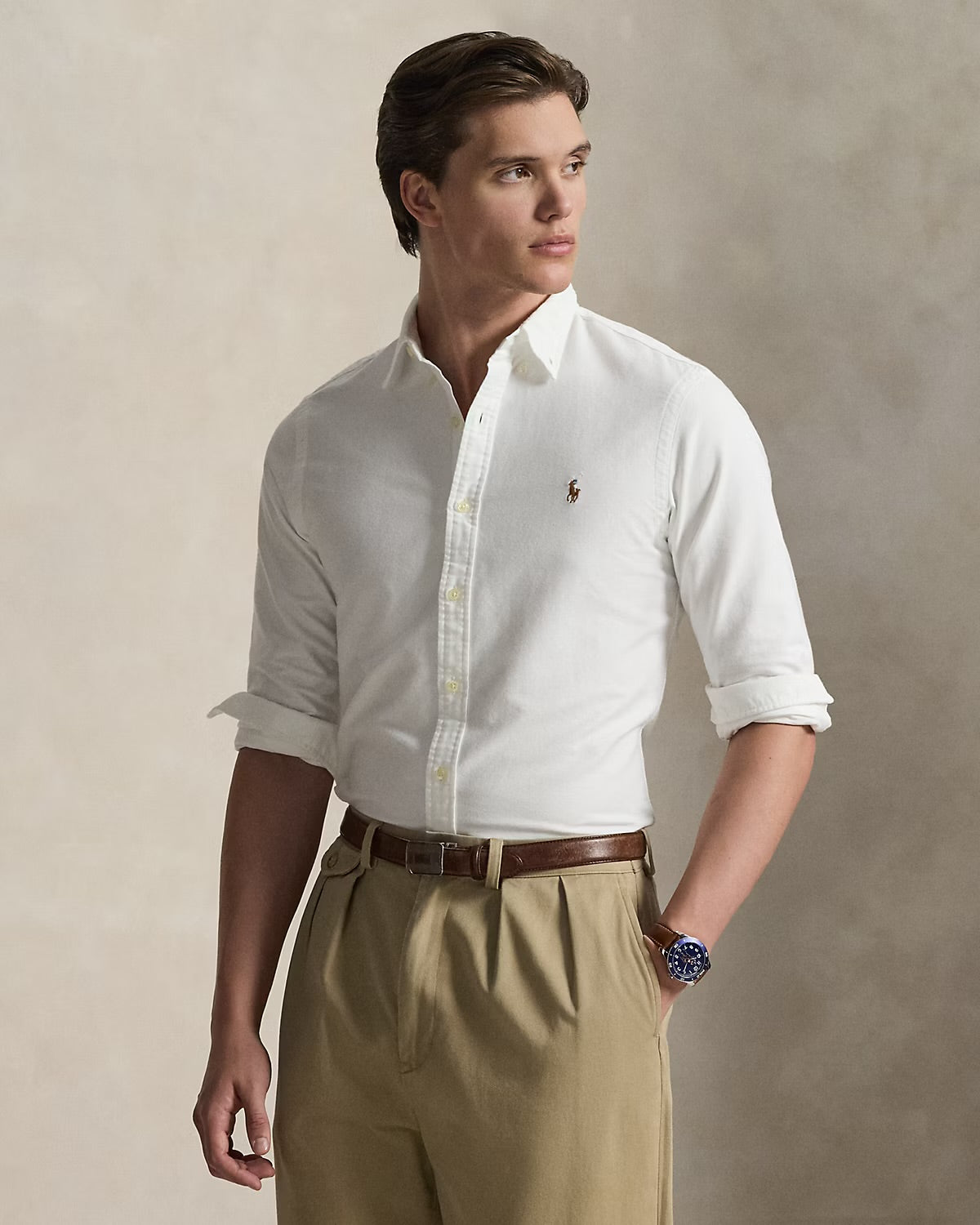 Ralph Lauren White Oxford Cotton Shirt