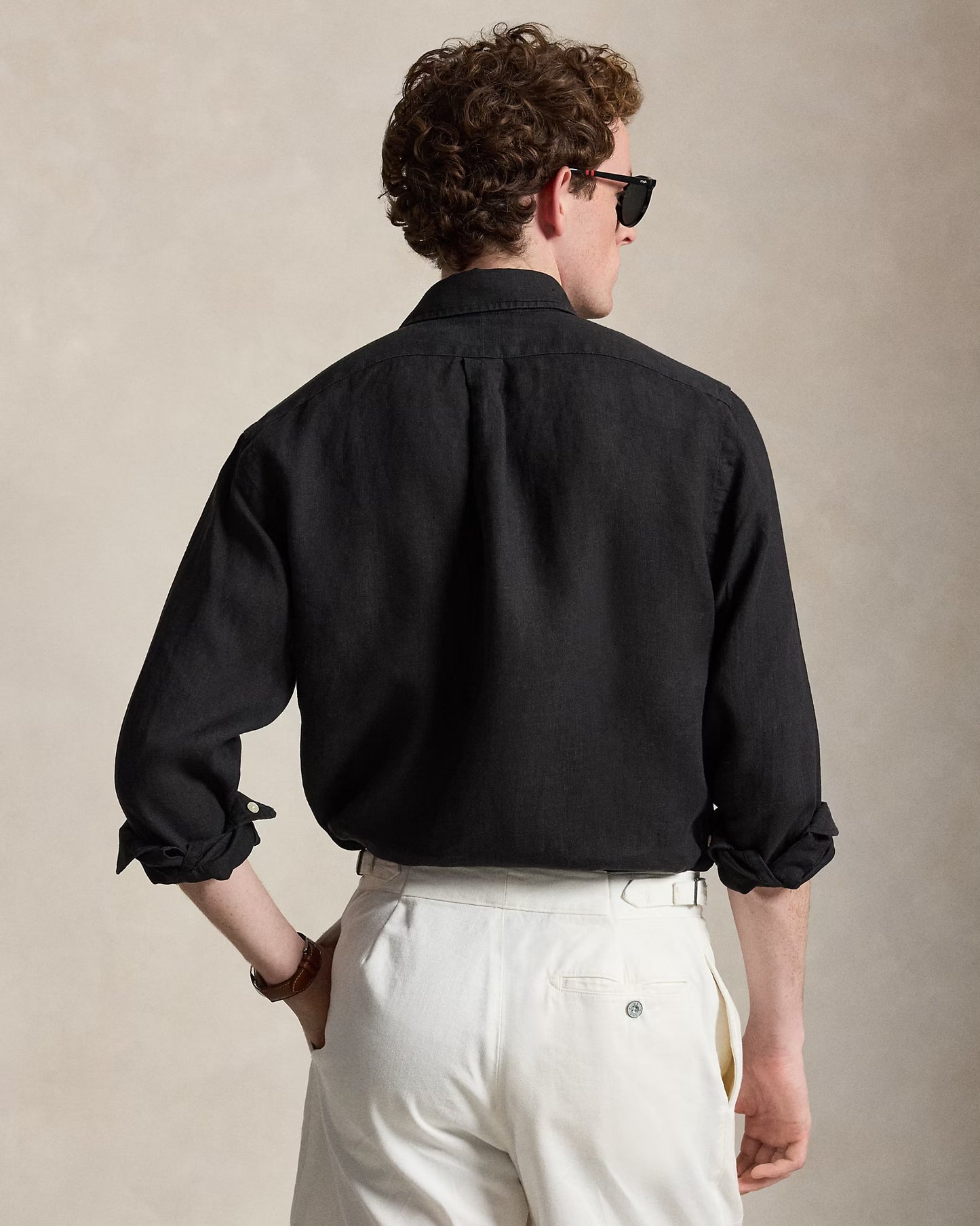 Ralph Lauren Black Linen Shirt
