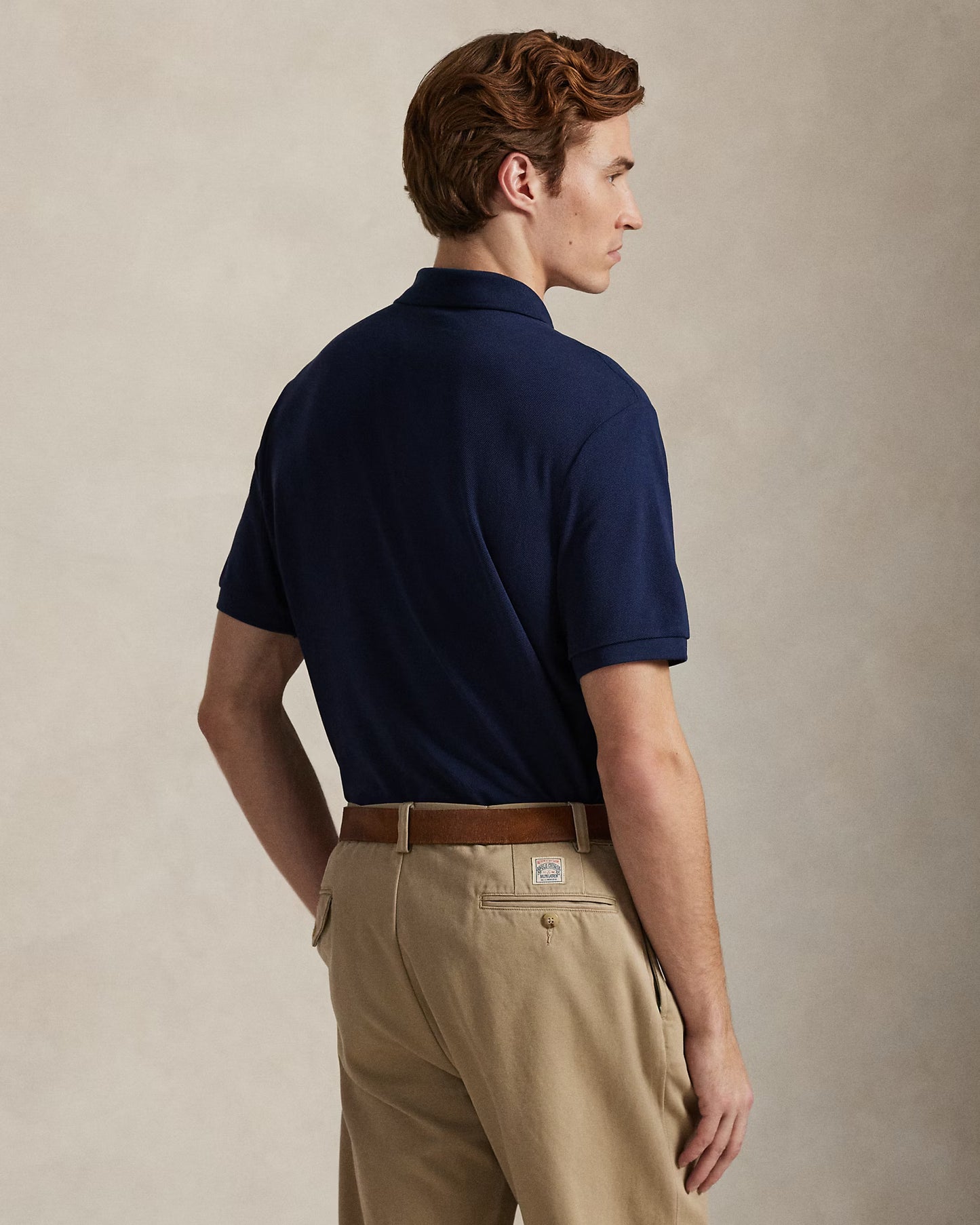 Ralph Lauren Navy Mesh Polo